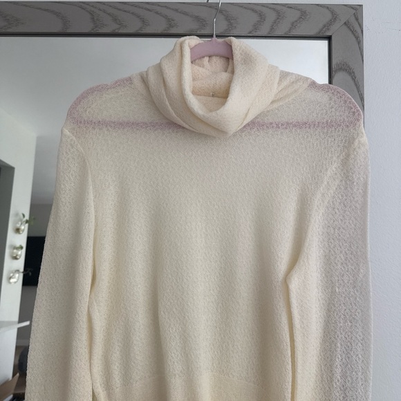 Vintage Chanel Lace Turtleneck Sweater